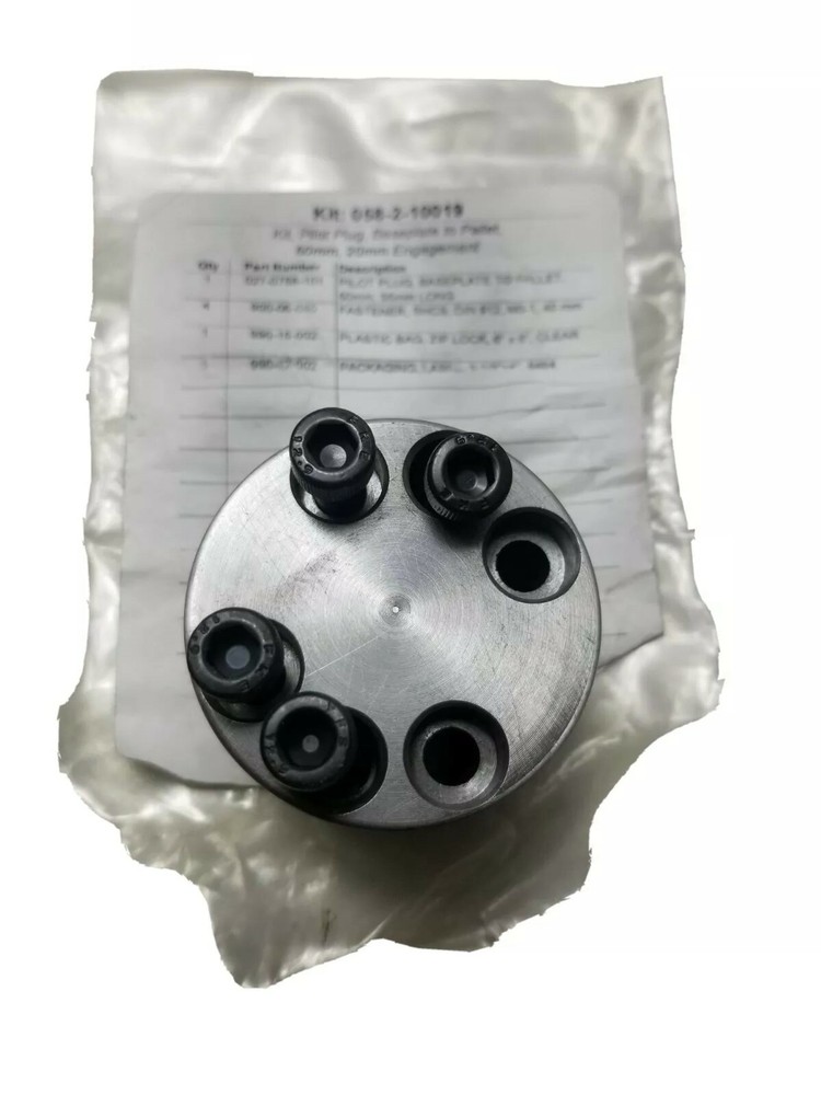 CHICK Workholding Pilot Plug Baseplate Kit 058-2-10019 NEW