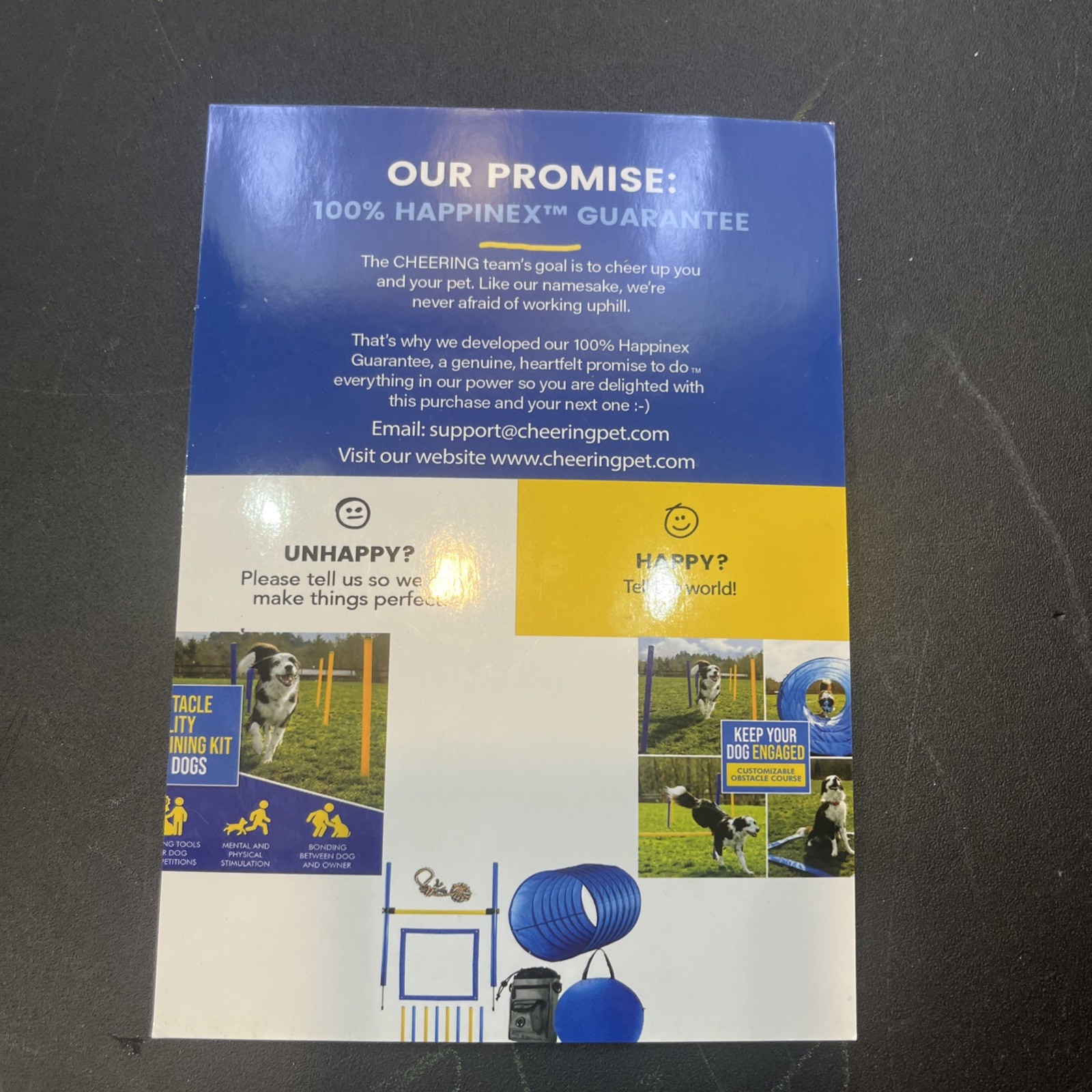 Cheering Pet Dog Agility Obstacle Course Starter Kit – New in Box