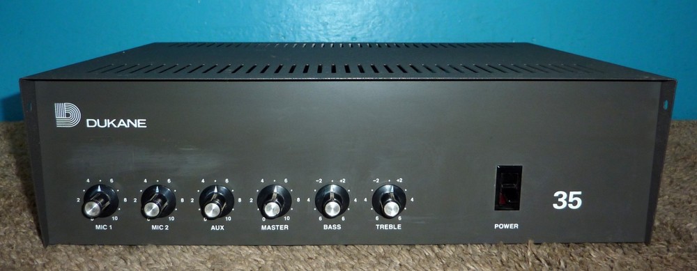 Dukane 35 Model 1A1335 Solid State PA Power Amplifier