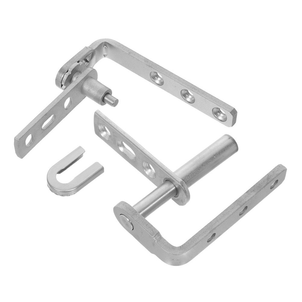 2 Pcs Stainless Steel Door Hinges Gravity Hardware Replacement Auto Close