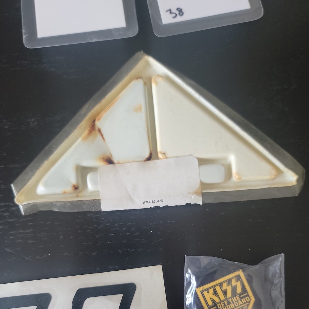 Lot Of 9 Vintage items convention passes, ots pin, decal, promo make up kit etc