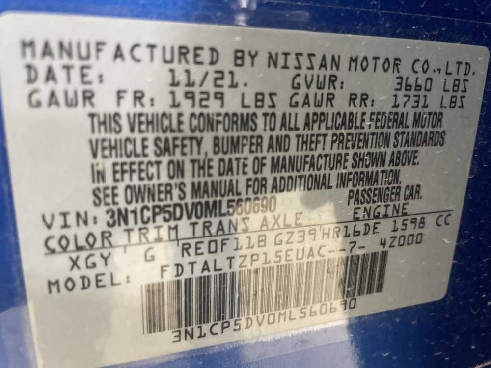 Complete Console Front Floor Fits 18-21 KICKS 1031027