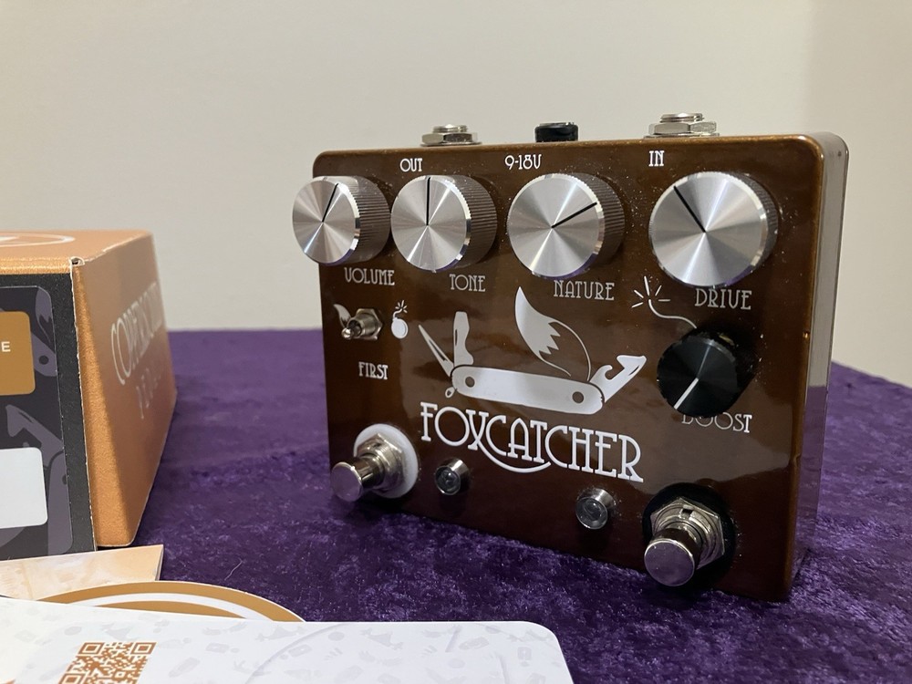 Coppersound Foxcatcher Overdrive & Boost Pedal OOP