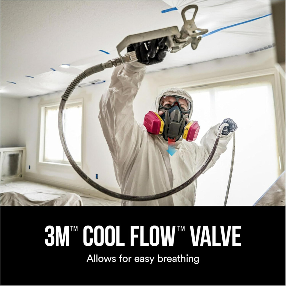 3M Pro Multipurpose Respirator with Quick Latch, Medium Size, 65023QLHA1-C