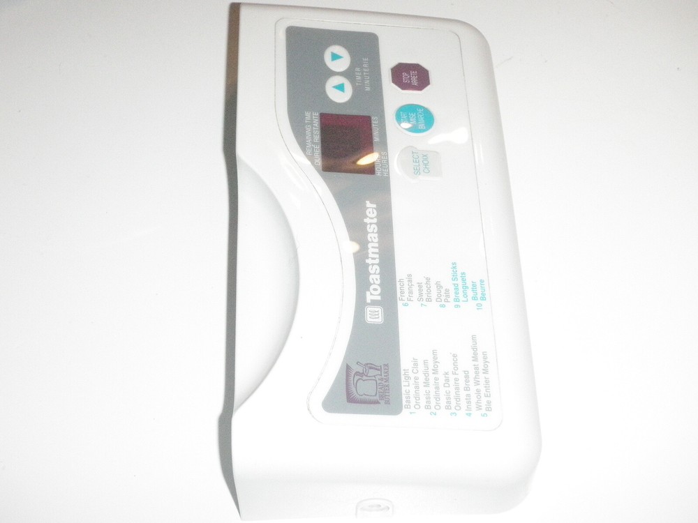 Toastmaster bread maker machine Electronic Touch Control Panel for Model 1185