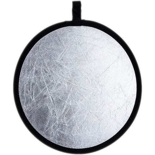 Phottix 2-in-1 Collapsible Reflector White/ Silver - 12in/ 28cm