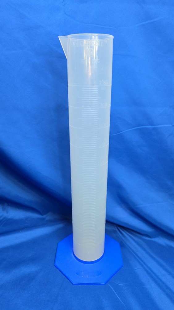 Nalgene Graduated Cylinder 2000 mL PP 2L Polypropylene 2 Liter Lab Beaker