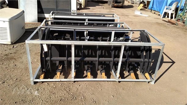 Greatbear Skid Steer 78'' Heavy Root Grapple Rake Skid Steer Loader Attachment