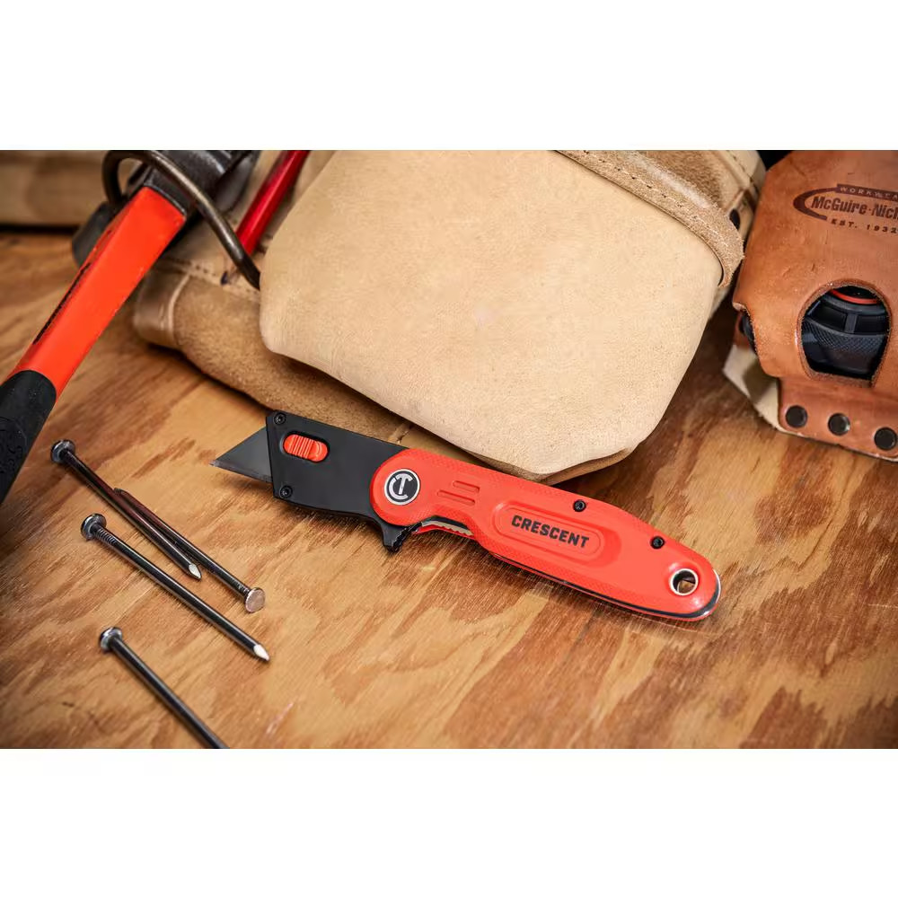 Hybrid Everyday Carry Folding Utility Knife with Quick Change Blade