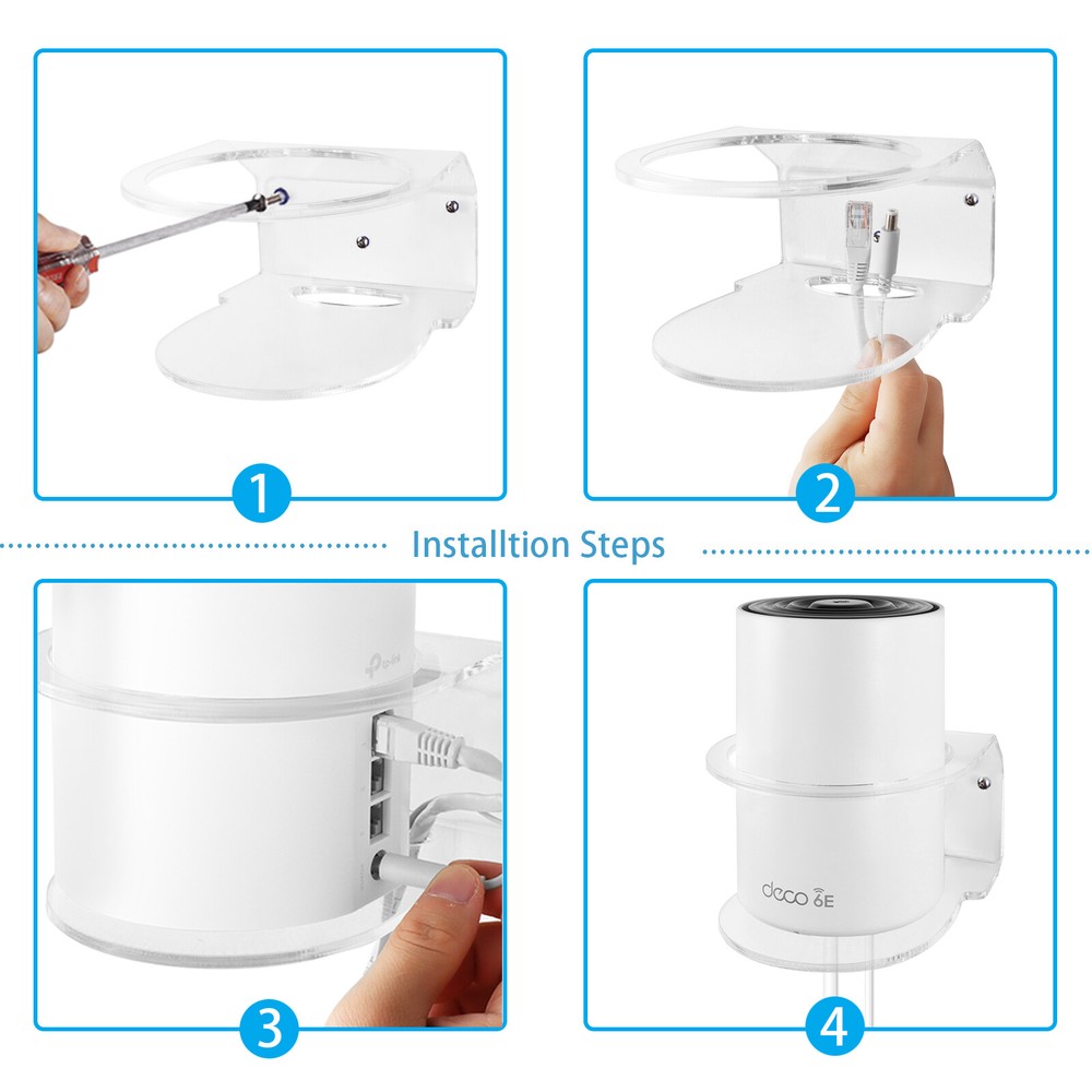 HOLACA Wall Mount Holder Bracket for TP-Link Deco XE75,TP-Link Deco XE75 Pro