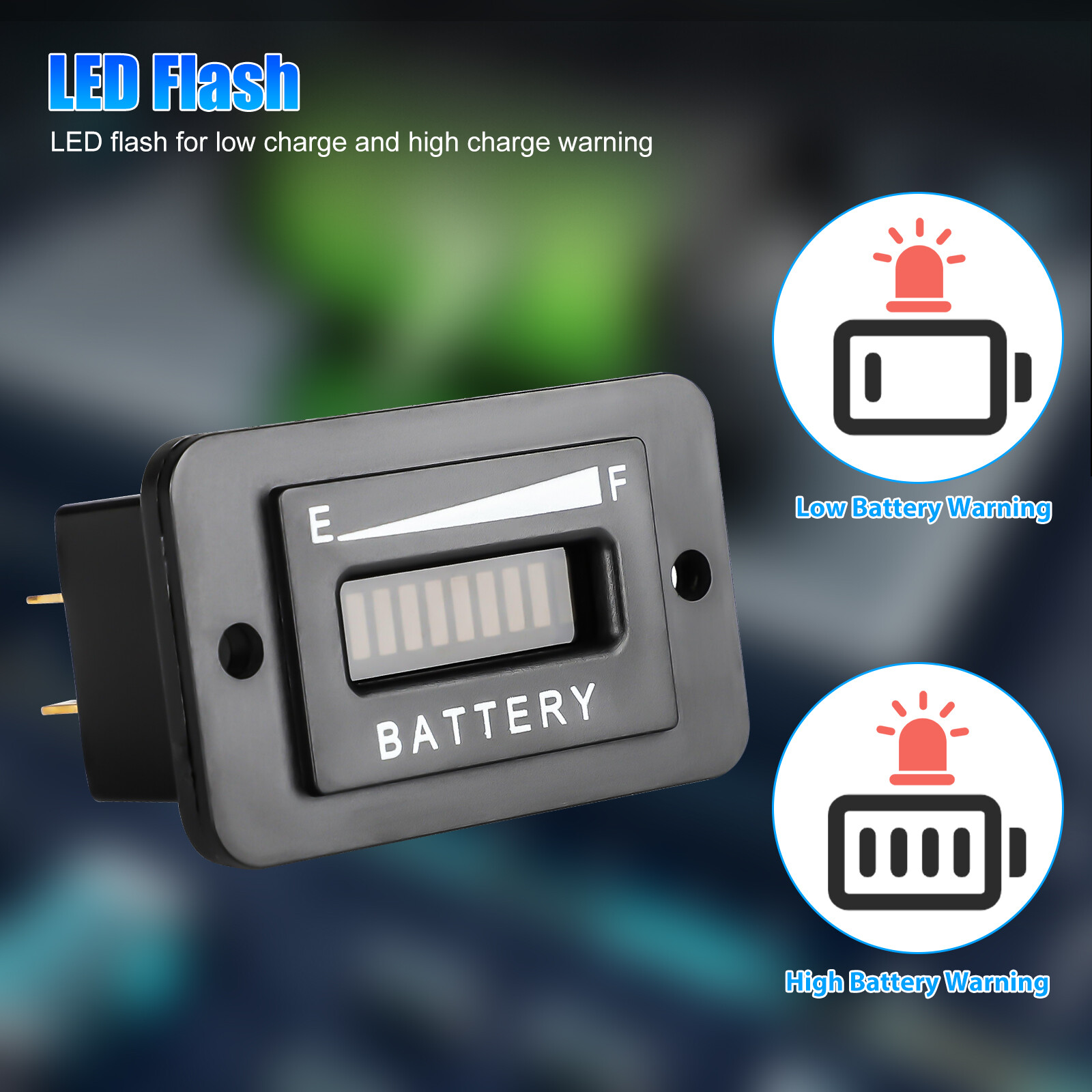 36V Volt Battery Indicator Meter Gauge for Ezgo Club Car Yamaha Golf Cart Motor