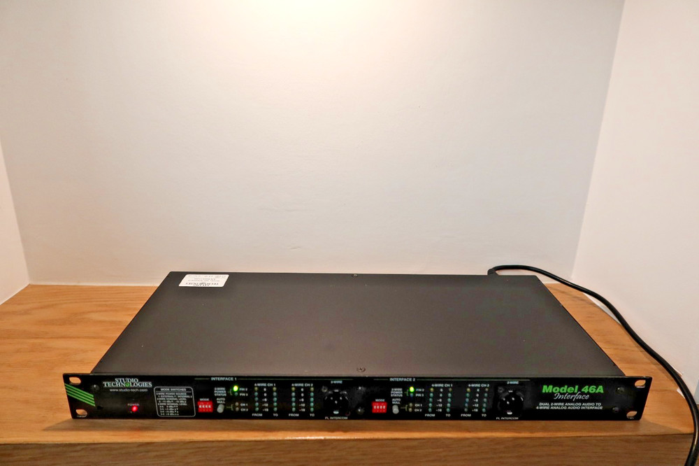 Studio Technologies Model 46A 2-Wire Analog Audio to 4-Wire Analog Audio Interfa