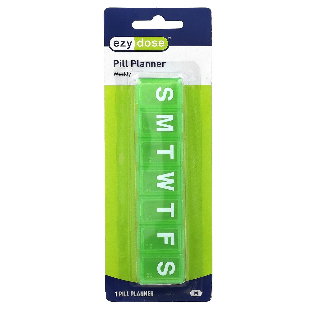 Weekly Classic Pill Planner, Medium, 1 Count