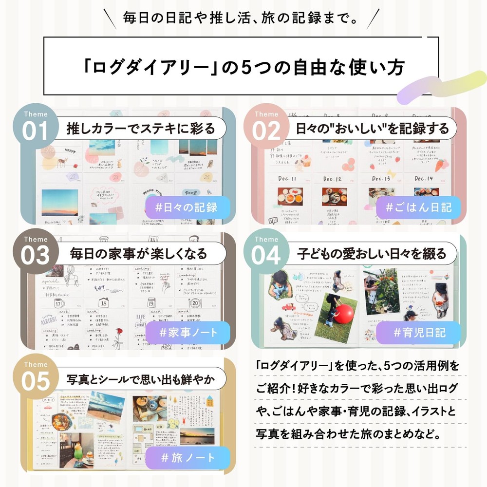 Date Free Weekly Mark's Log Diary Block Type