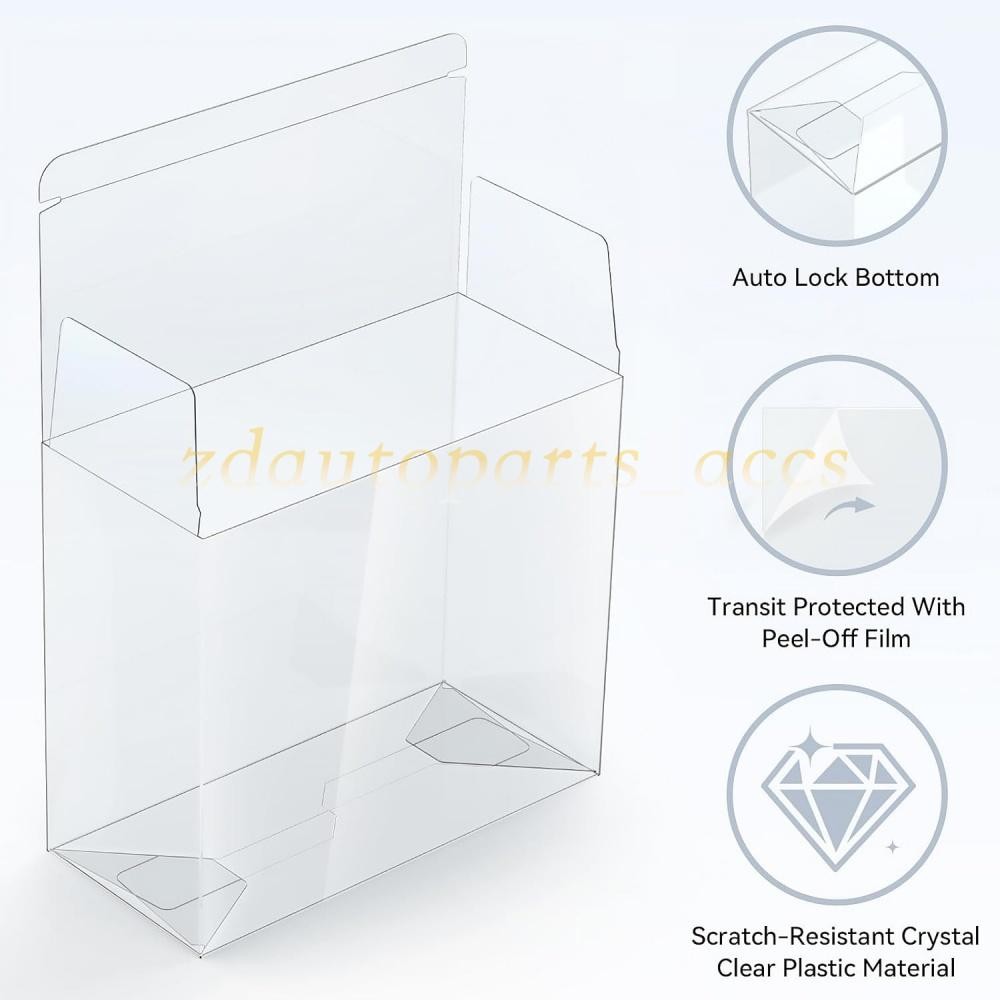 【5 Pcs UV-Blocking】 PKMN ETB Protector Case, ETB Box Plastic Display Case