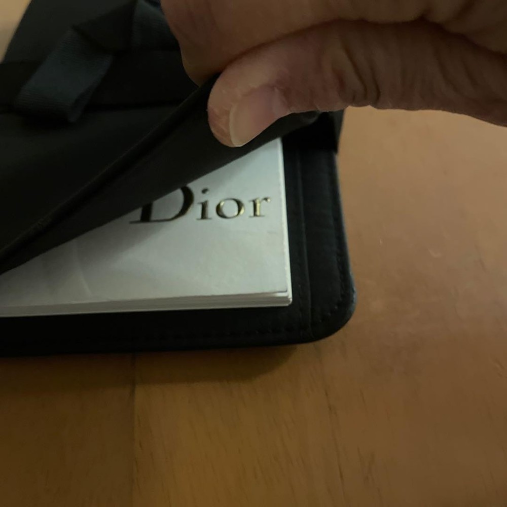 NEW Christian DioChristian Dior black notebook.