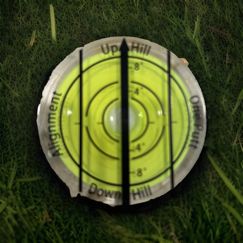 Golf Green Reader Compact Round Golf Putting Alignment Aid Golf Ball Marker