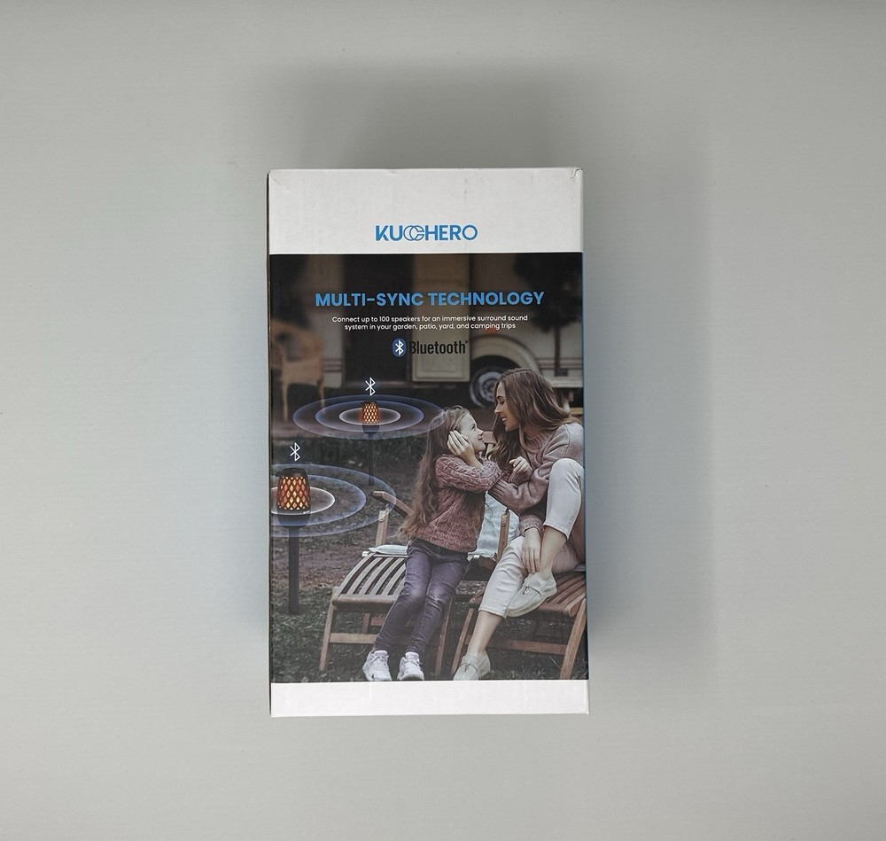 Frontier Waterproof Tik Torch Style Bluetooth Wireless Speaker w/ Flame Effect