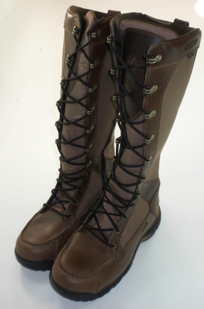 Danner 45041-9D Mens Size 9 D width 17" Sharptail Sidezip Snake Boot