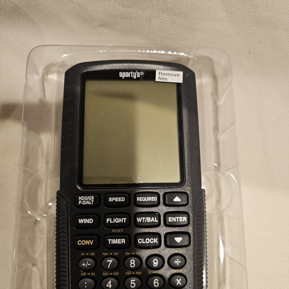 Sporty's E65 Electronic Flight Computer Batteries Not Included