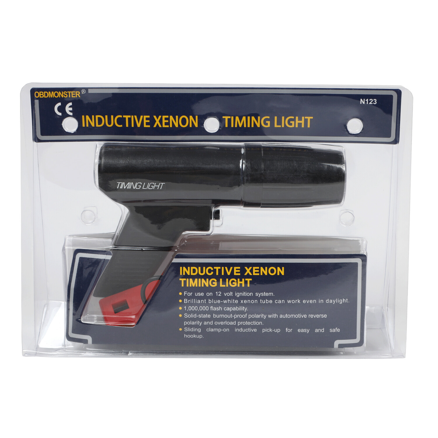 Car Motorcycle Digital Ignition Timing Light Advance Strobe Timing Light 12V