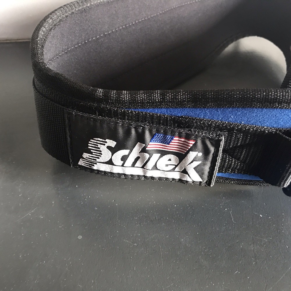 Schiek Weight Lifting Belt (Blue) Model#2004 Size Small NICE