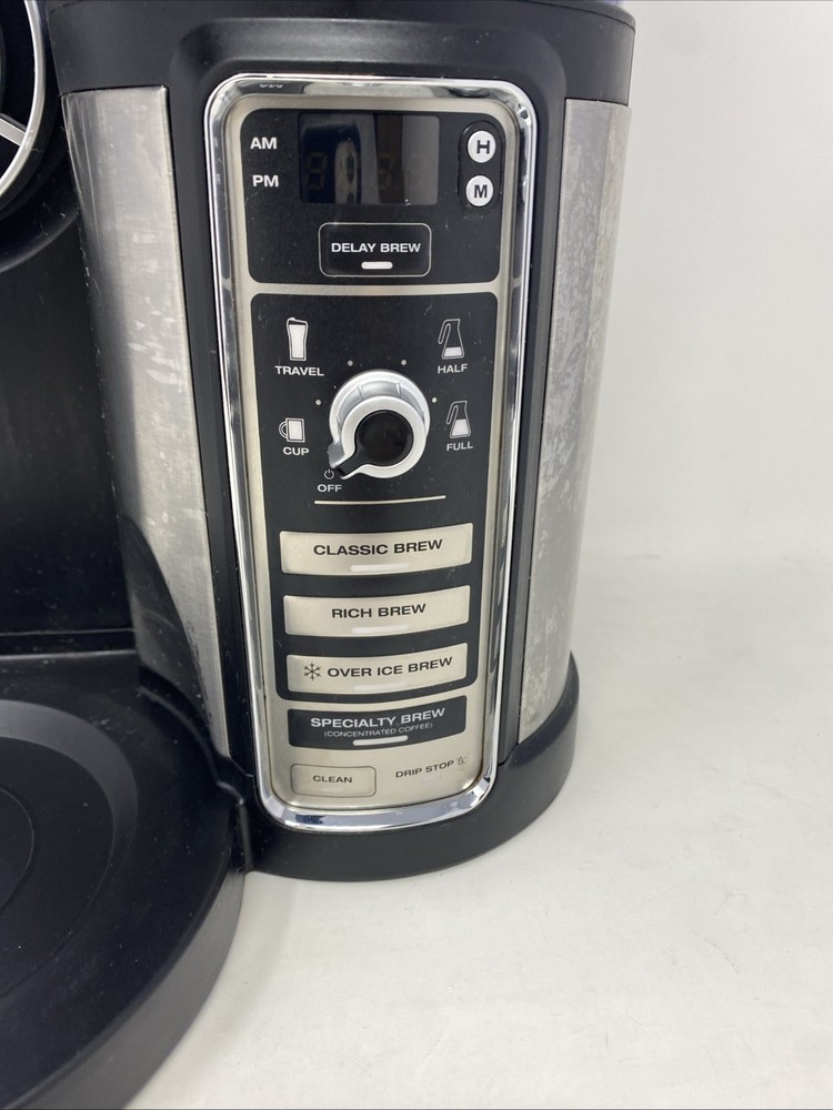 Ninja Coffee Maker CF086 Single Serve Brew Bar Cleaned Tested Working
