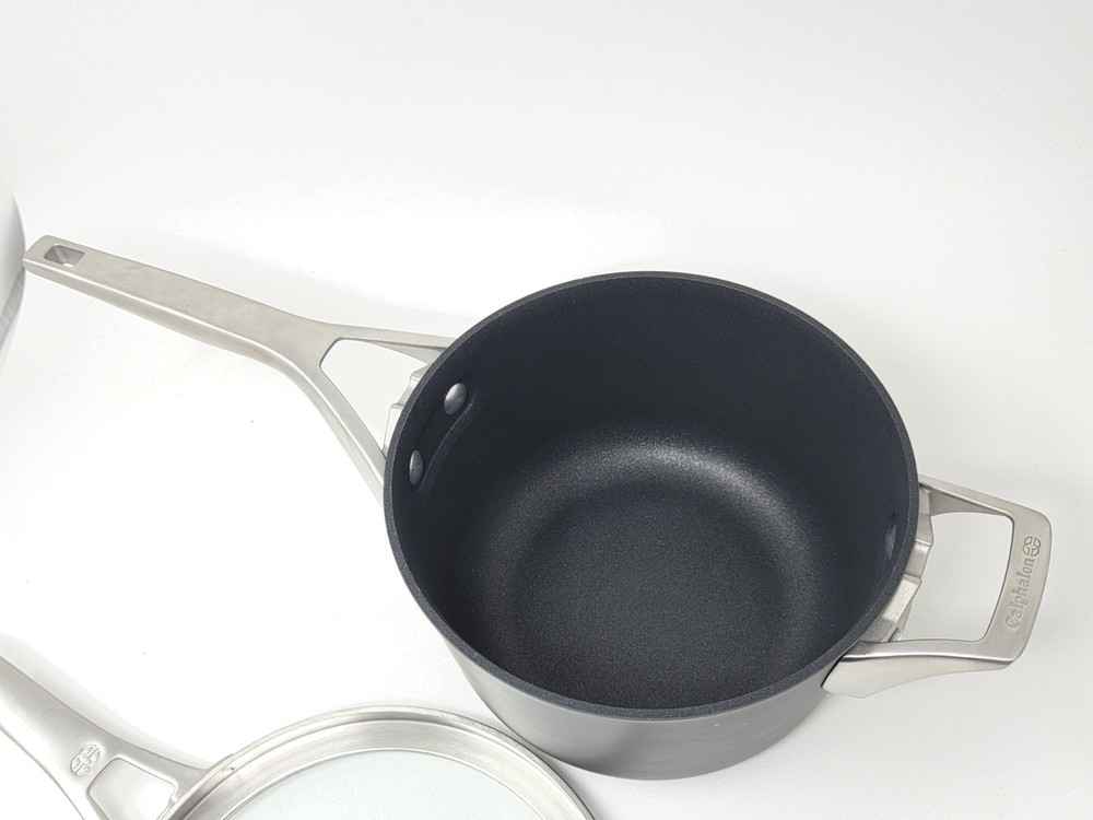 Calphalon Premier 7-pc. Space-Saving Hard-Anodized Nonstick Cookware Set