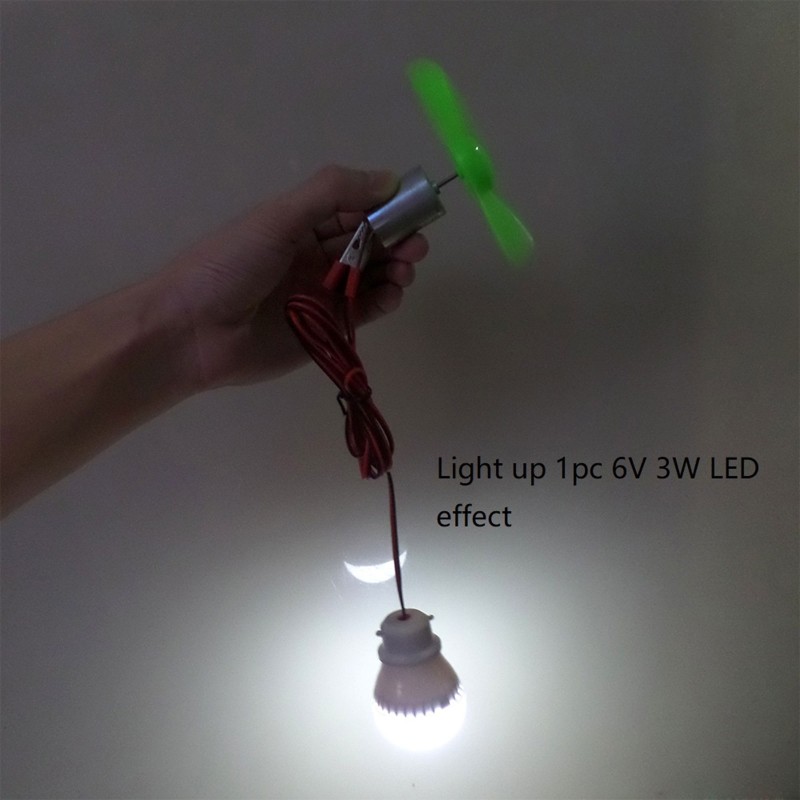 Mini Wind for Turbine Generator Model for Teaching Physical Power Generation