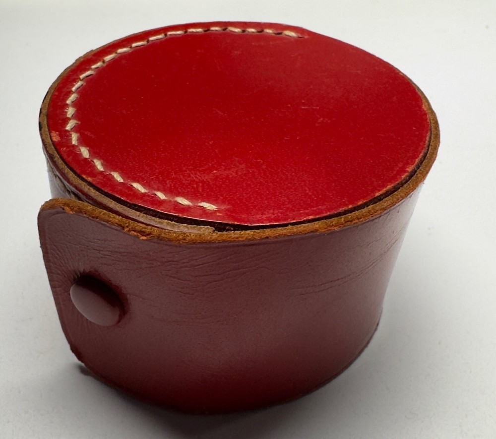 Vintage Occupied Germany Collapsible Cup Complete with Leather Case
