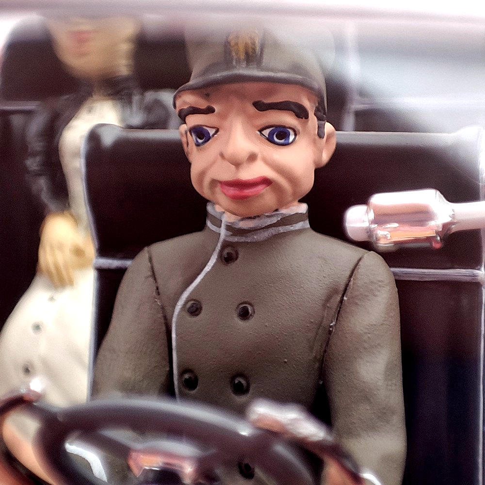 1/18 AMIE Rolls Royce Lady Penelope's Thunderbirds FAB 1 Resin Models Car Gifts