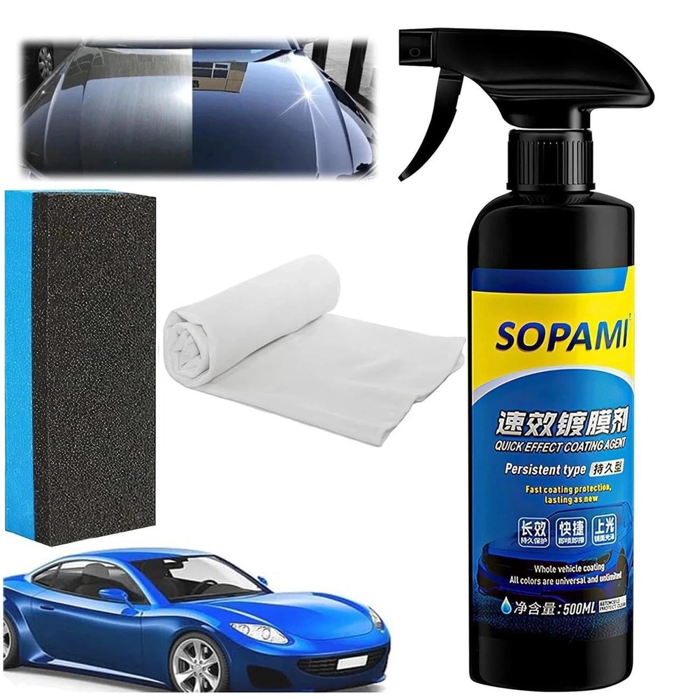 Car Coating Spray Quick Effect Coating Agent Quickly Coat Wax 500ml