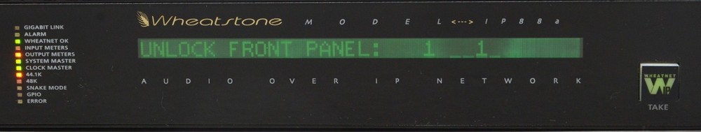 Wheatstone Blade IP88A Analog I/O Blade