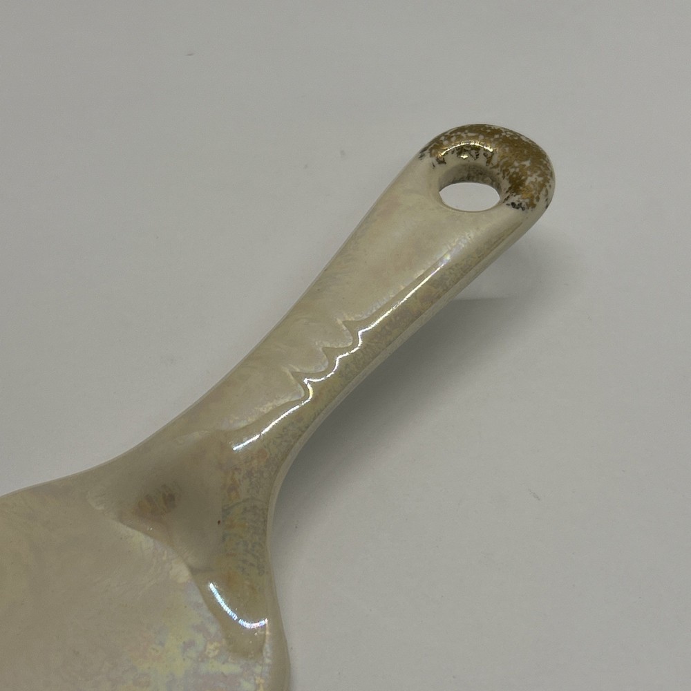 Ceramic Lusterware Wedding Cake Server Vintage PEA5 pattern by PEARL CHINA USA