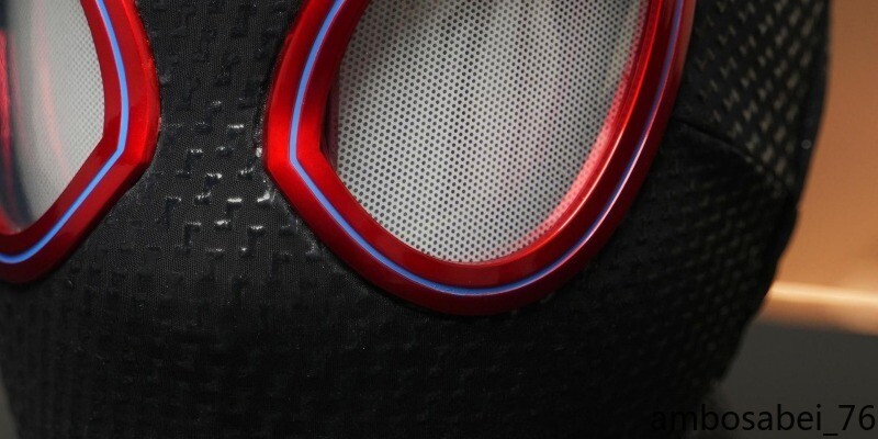 Spiderman Miles AUTO Light-up Eyes Mask Ring Remote Control Wink Gifts US Spot