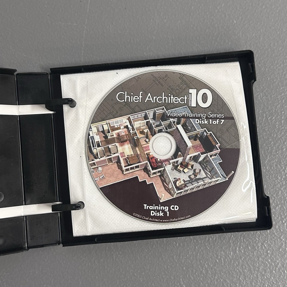 Chief Architect 10 Professional Design Drafting Software Training CD ROM SET