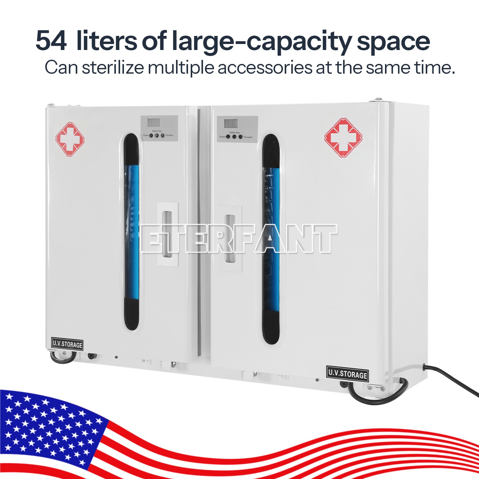 Dental 16/18/23L Steam Autoclave with Drying Function/54L UV Sterilizer Cabinet