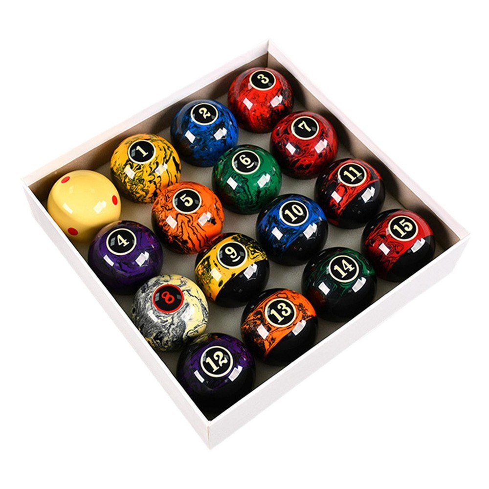 16x Billiard Balls, Pool Table Balls, Complete Set
