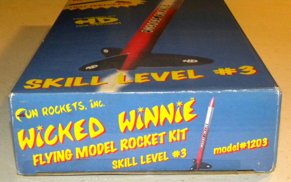 Holverson WICKED WINNIE, Payload Rocket, Length 23.75", Boxed Version UNOPENED