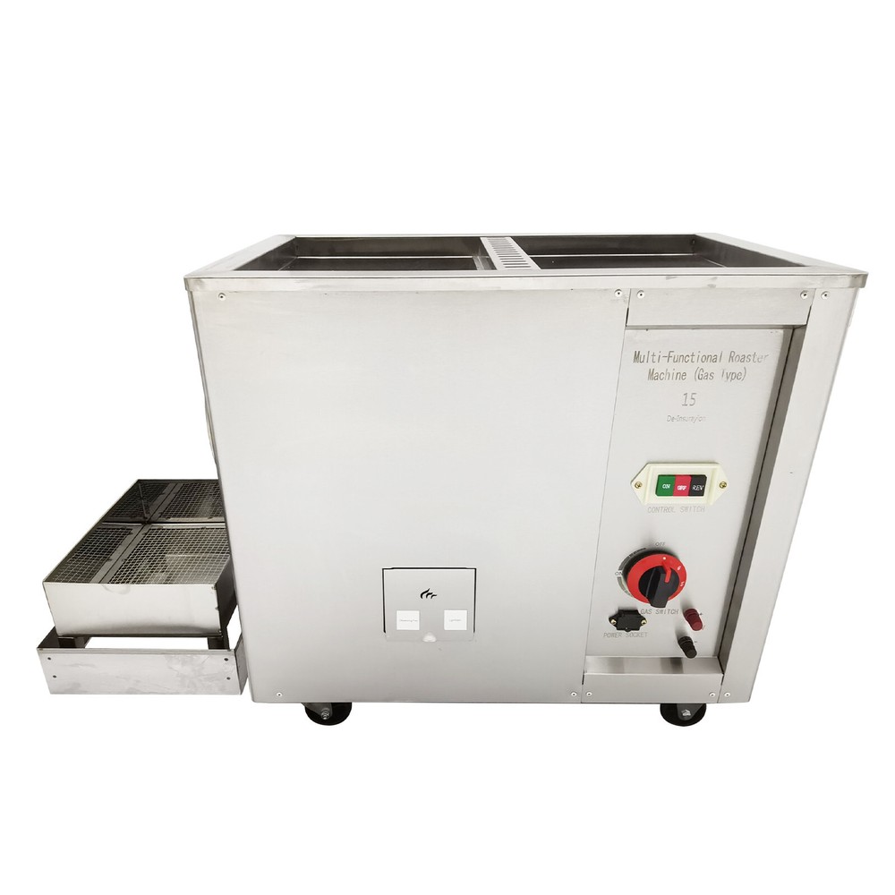 110V Full-automatic Commercial Coffee Bean Nut Roaster Drum Frying Machine