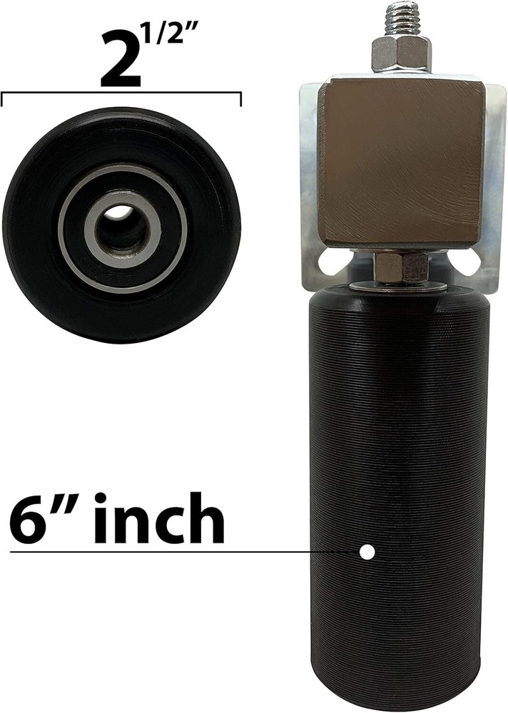 Slide Gate Rollers Guide for Sliding Rolling Gate Rear Post Bolted Bracket Mount