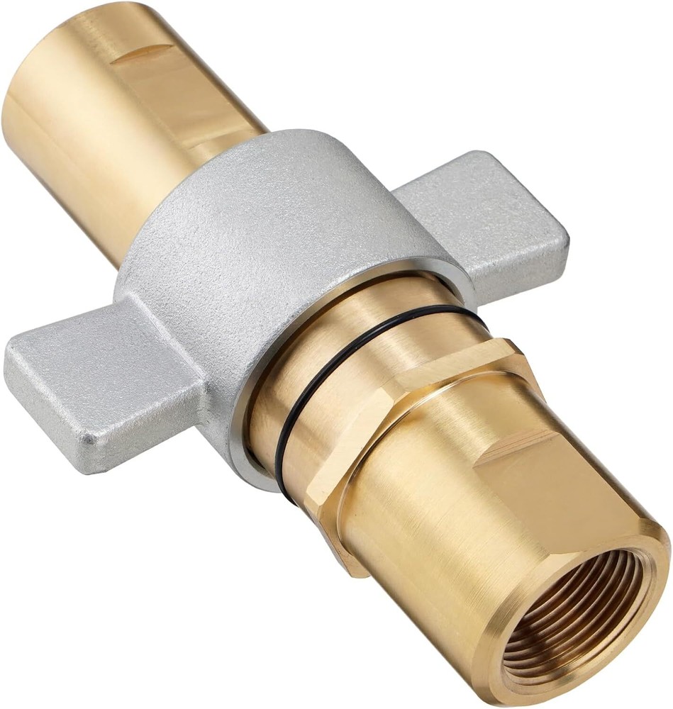 1" NPT Wet-Line Wing Nut Kit Hydraulic Quick Disconnect Coupler Coupling Set