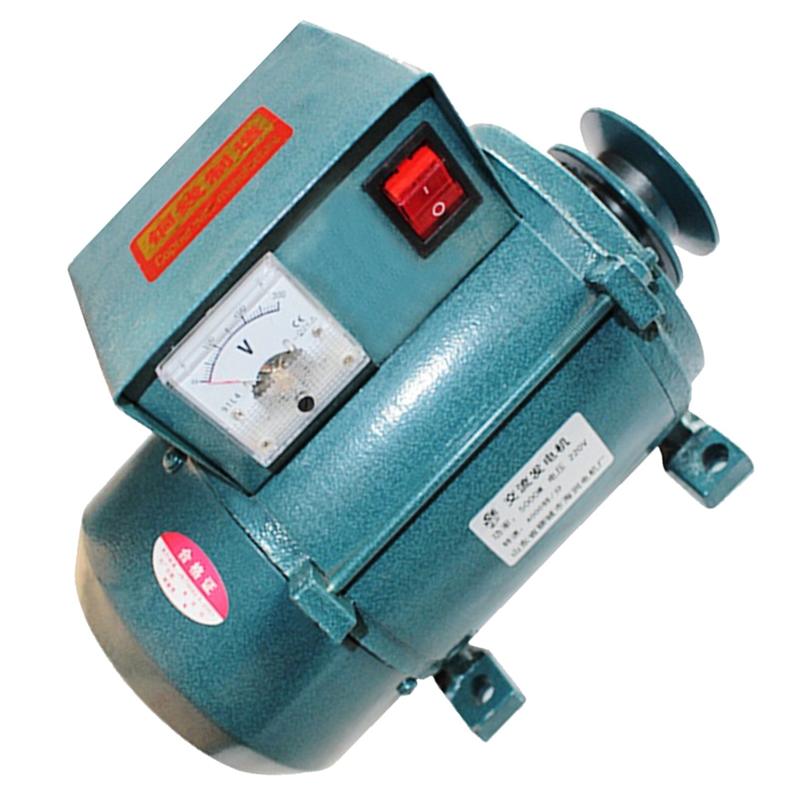 220V High Power 7000W Small Pulley Type Permanent Magnet Lighting Generator New