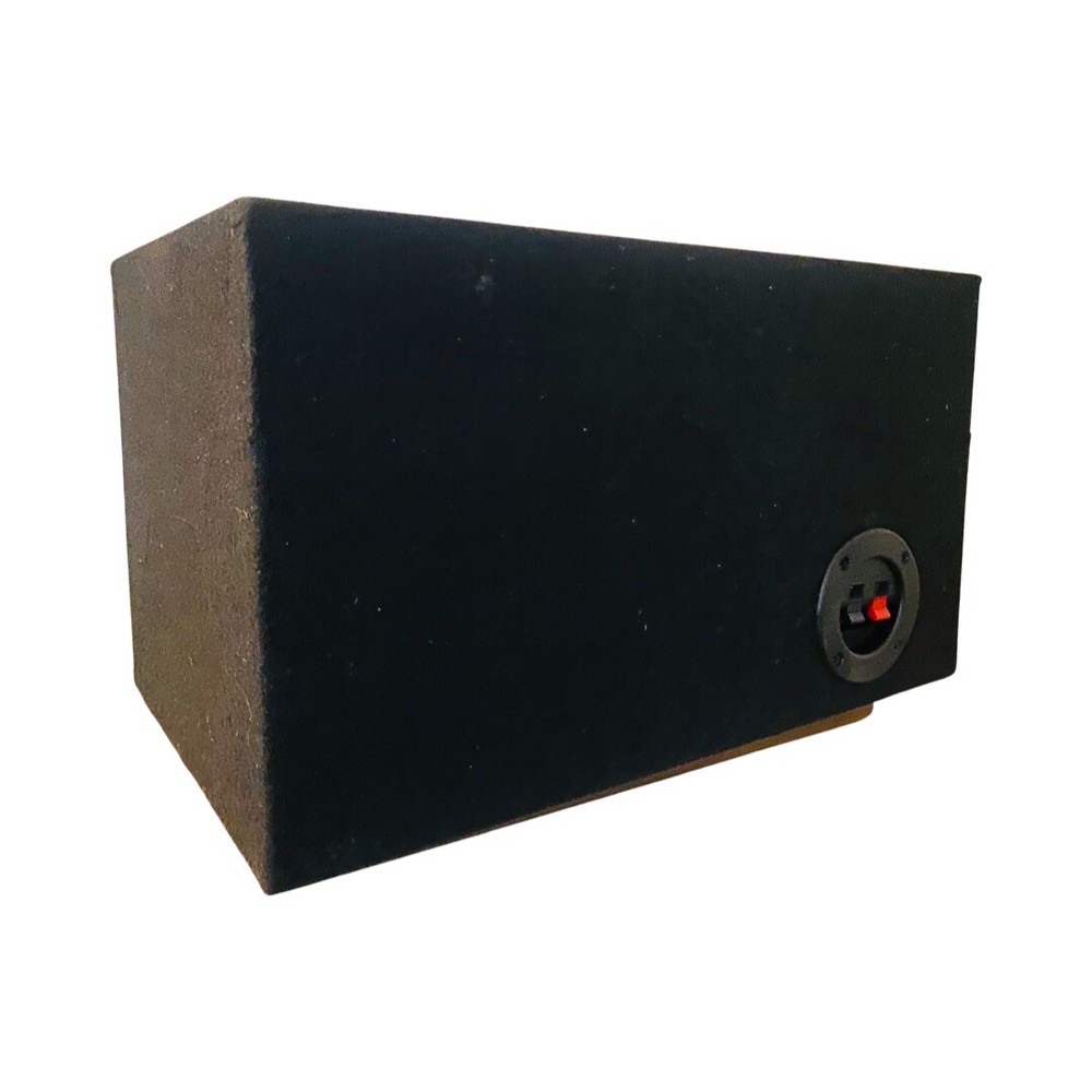 Custom 6.5” Ported Sub Box Enclosure | 0.40 Cu Ft | Compact Box MDF-Black