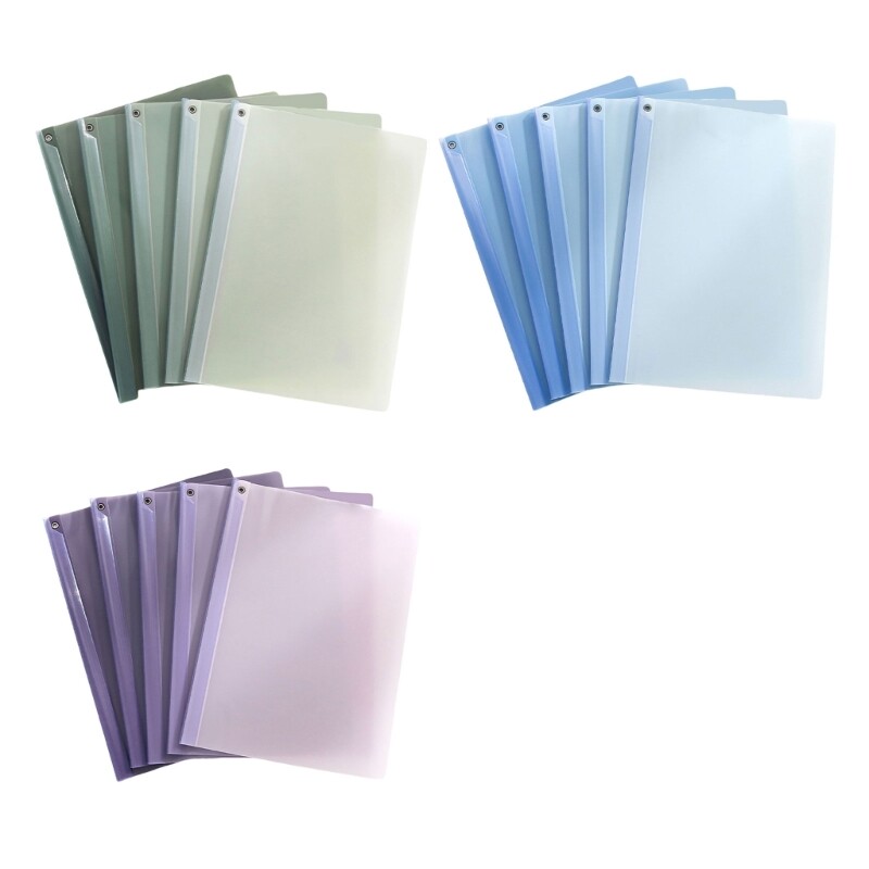 Clear Document Organizers Filing Folder with Long Clamp Presentation Folder