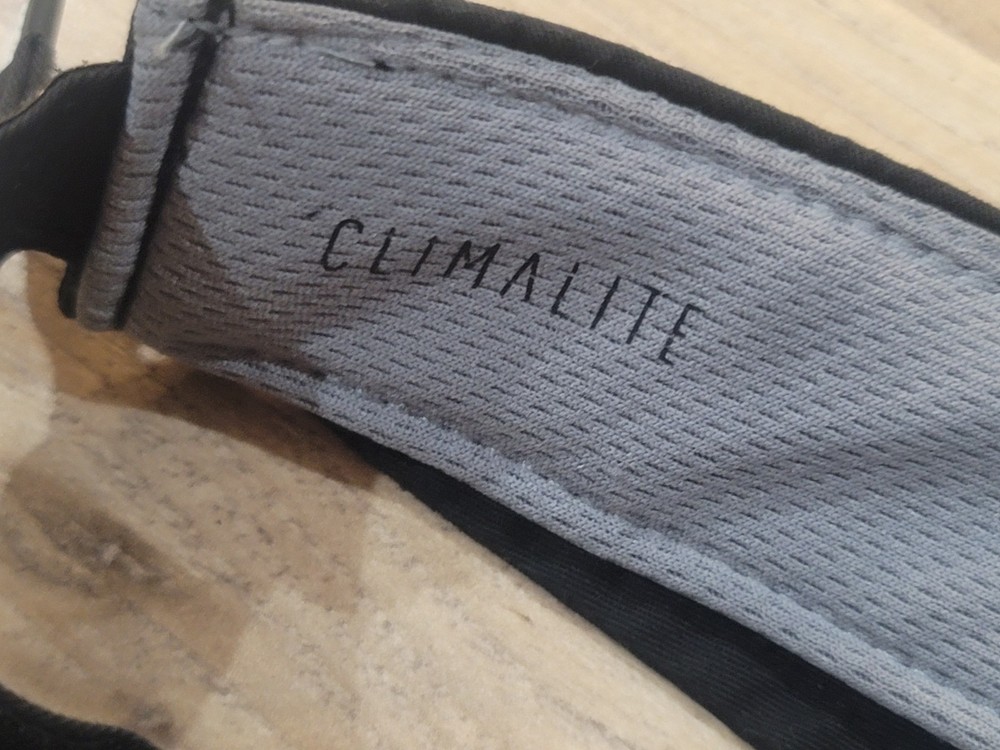 adidas Climalite Golf Visor Cap Hat Black Adjustable Lightweight