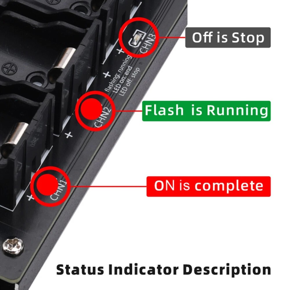 2.4in LCD Screen Internal Resistance Tester Built-in reverse protection