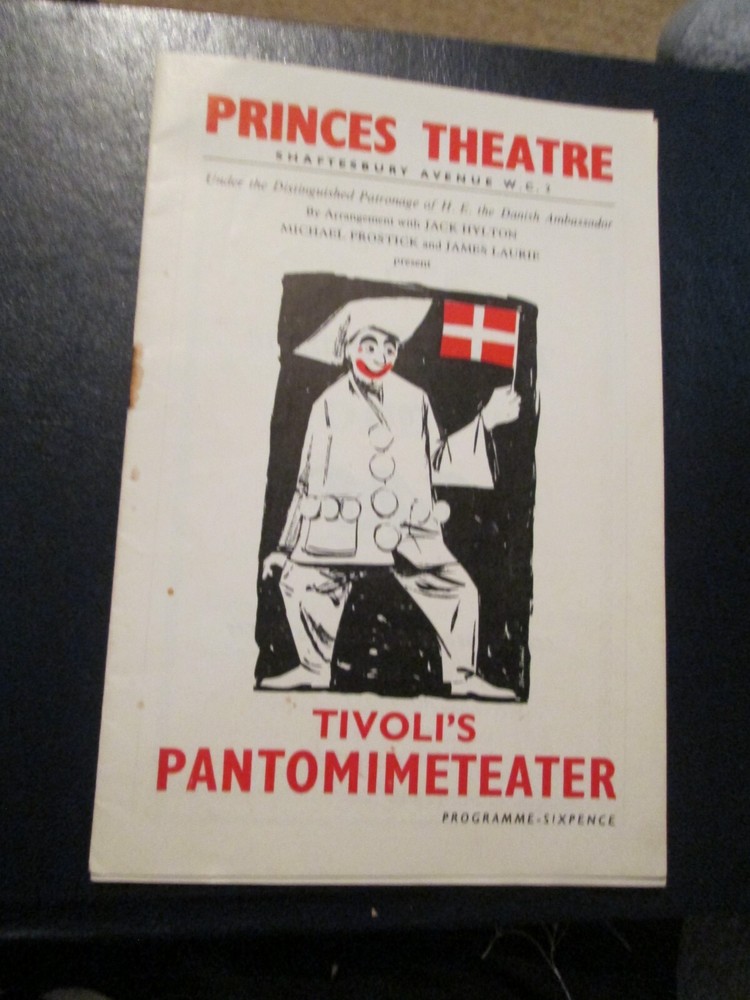 Princes Theatre TIVOLI'S PANTOMIMETEATER 1957 Programme
