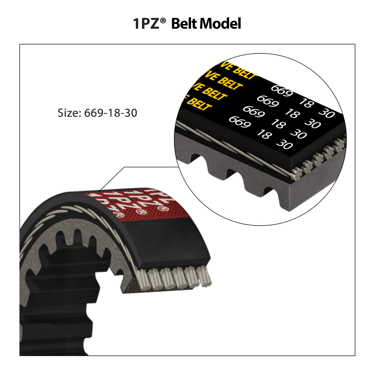 2 CVT Drive Belt 669 18 30 MADE W/ KEVLAR GY6 49cc - 80cc Scooter QMB / QMA 139