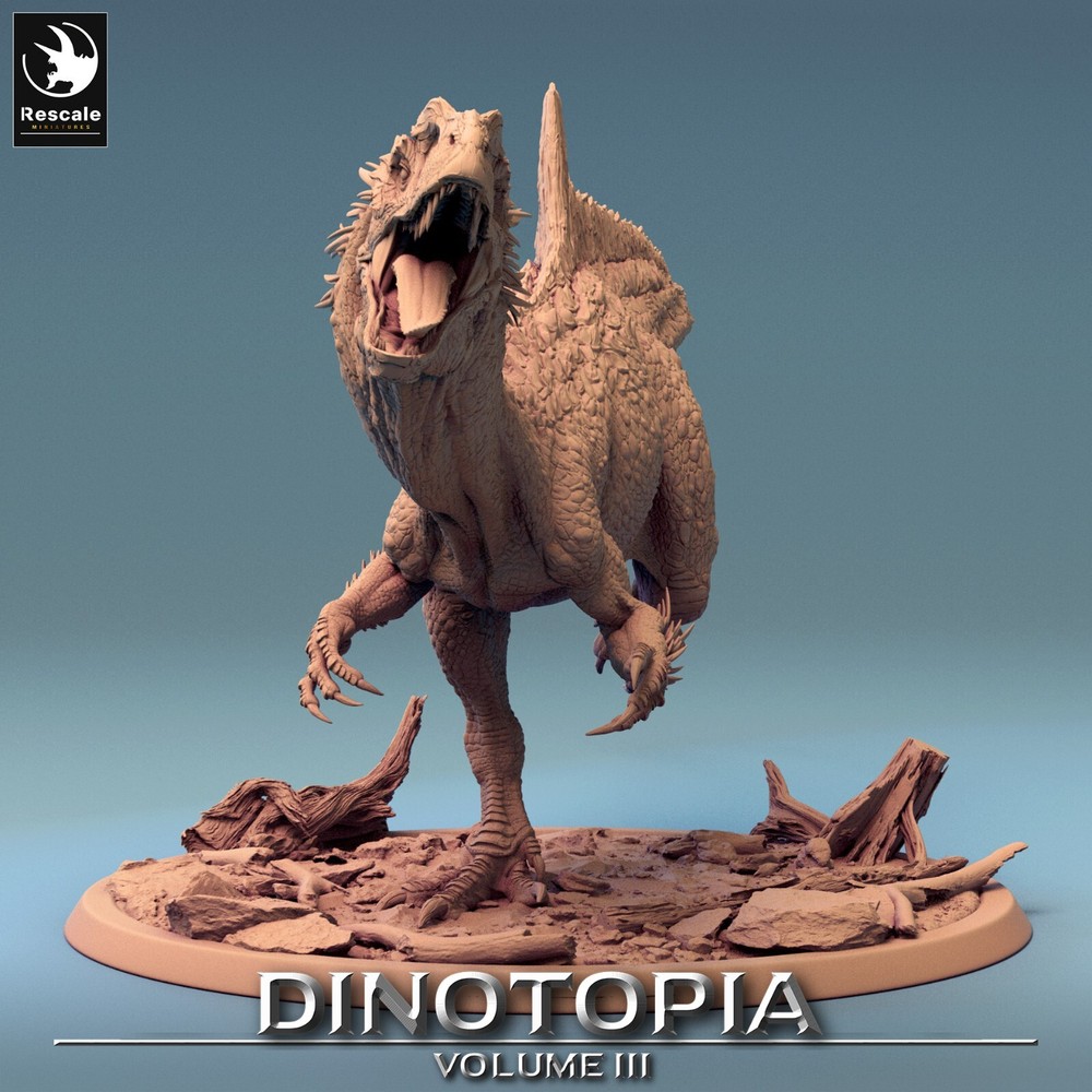 Concavenators by Rescale Miniatures | D&D | DnD | Dinosaur | Dinotopia